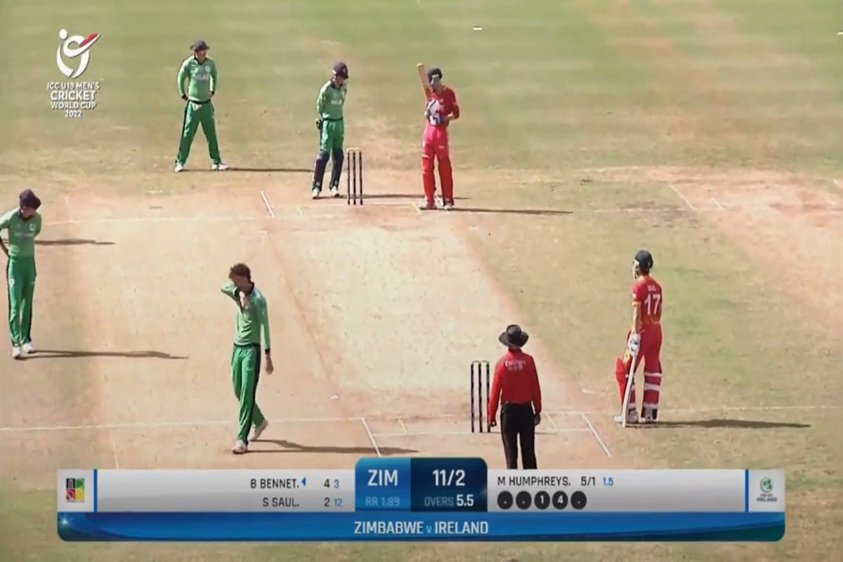 U-19 World Cup, U-19 World Cup earthquake, U-19 World Cup earthquake match, Ireland vs Zimbabwe U-19 World Cup, IREvZIM U19WC Earthquake, U-19 World Cup News, U19WC 2022, U-19 World Cup 2022, Earthquake Live cricket match, Earthquake, Tremors Queens Park Oval, Earthquake World Cup West Indies