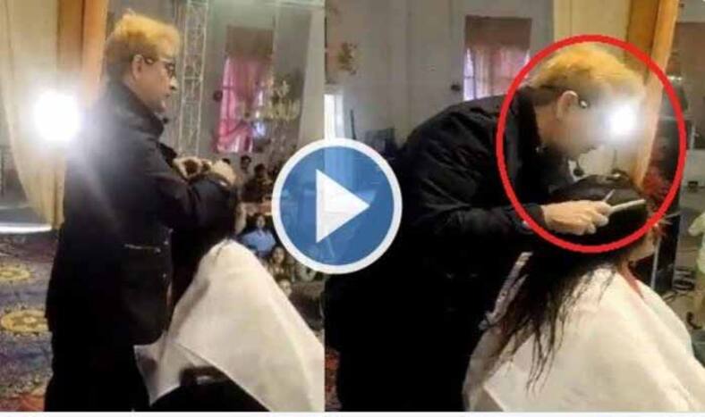 Hairstylist Jawed Habib Caught Spitting on Woman's Hair