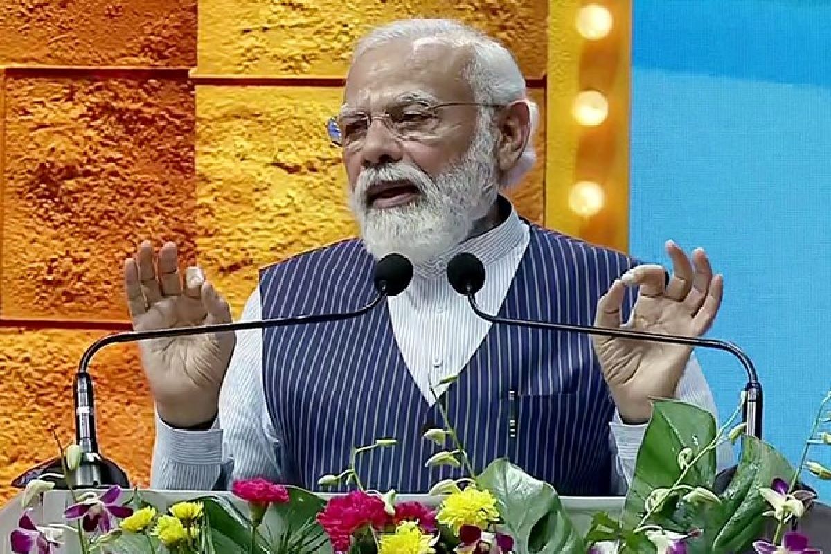 PM Narendra Modi To Address Startup Mahakumbh At Bharat Mandapam in New Delhi.