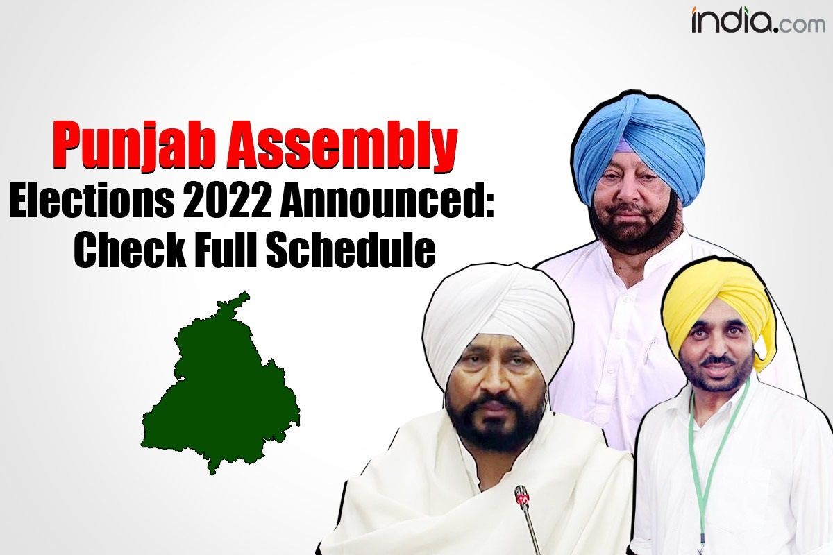 Punjab Election 2022 Dates Full Schedule Announced For Polls