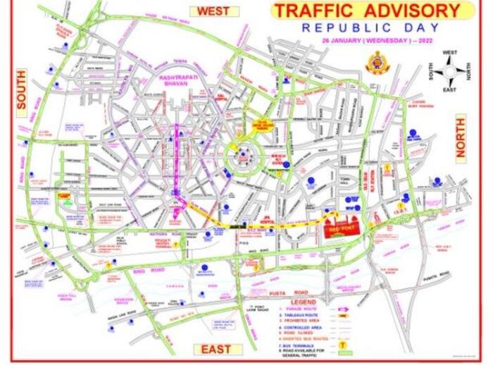 Republic Day Traffic Advisory: Check Parade Route And Roads to Avoid in Delhi