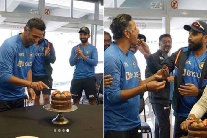 Rahul Draivid Birthday Celebration in Dressing Room