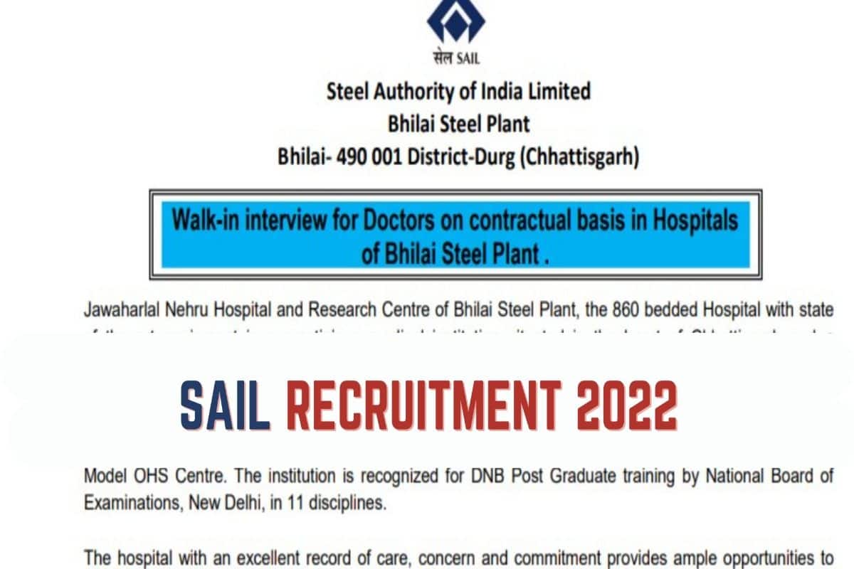 SAIL Recruitment 2022: Notification Out For 35 Apprentice Posts