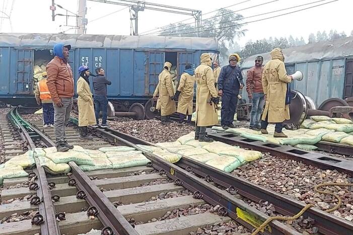 Rail Traffic Affected On Delhi-Mathura Route After Goods Train Derails In Uttar Pradesh