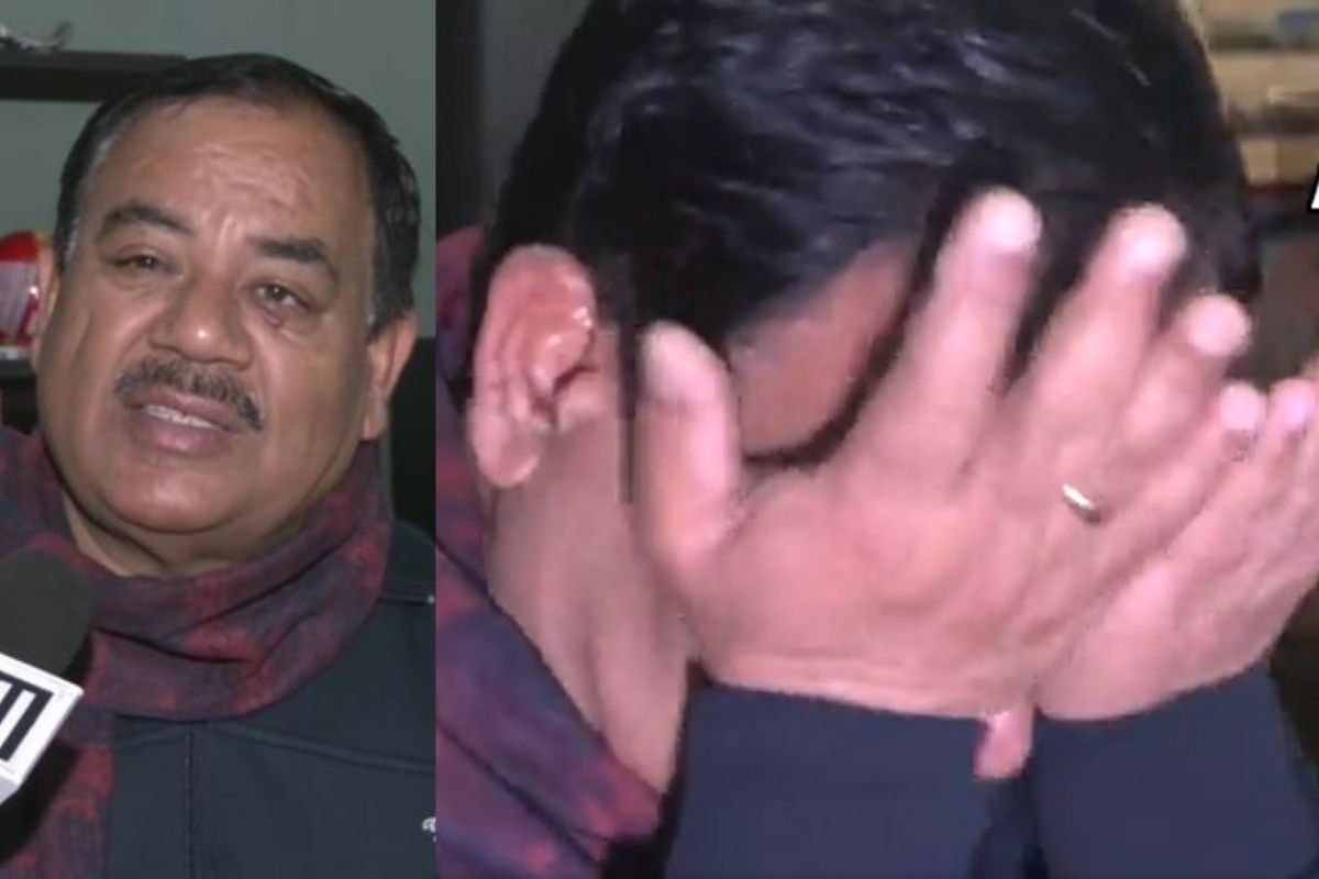 A video showed Rawat wiping away his tears while speaking to reporters about the recent developments.