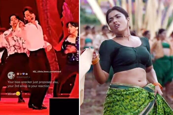 Even BTS Loves Rashmika Mandanna's Saami Saami - V, Jimin And Jungkook Groove to Pushpa Song in Viral Video