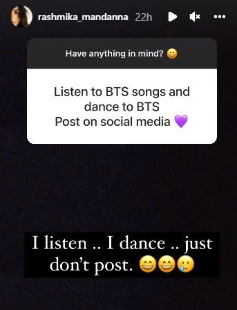Rashmika Mandanna Answers If She Is Also a BTS Fan