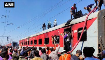Gandhidham-Puri Express Train Catches Fire In Maharashtra