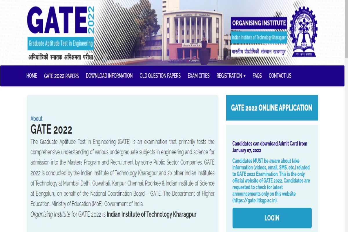 Big Update! GATE Admit Card 2022 Postponed; to Release on Jan 7 on gate.iitkgp.ac.in