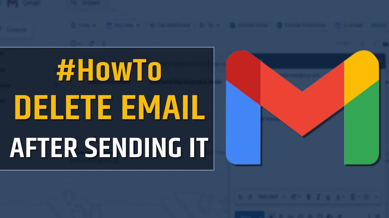 if we delete a mail after sending in gmail what happens
