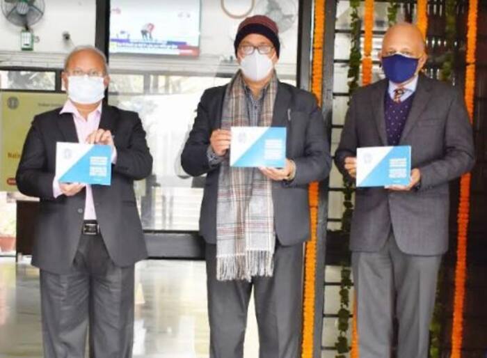 IIMC के संशोधित लोगो का लोकार्पण, ‘आ नो भद्रा: क्रतवो यन्तु विश्वत:’ होगी संस्थान की टैगलाइन