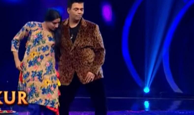Karan Johar sizzling hot dance moves on Tip Tip Barsa Pani with hunarbaaz contestants make you surprised