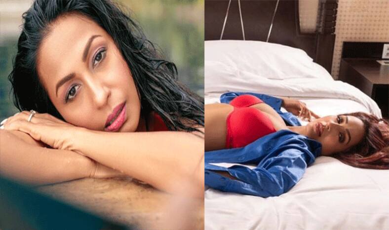 kashmira shah krushna abhishek wife flaunt figure in red bikini in bedroom Aashiq e dil impressed