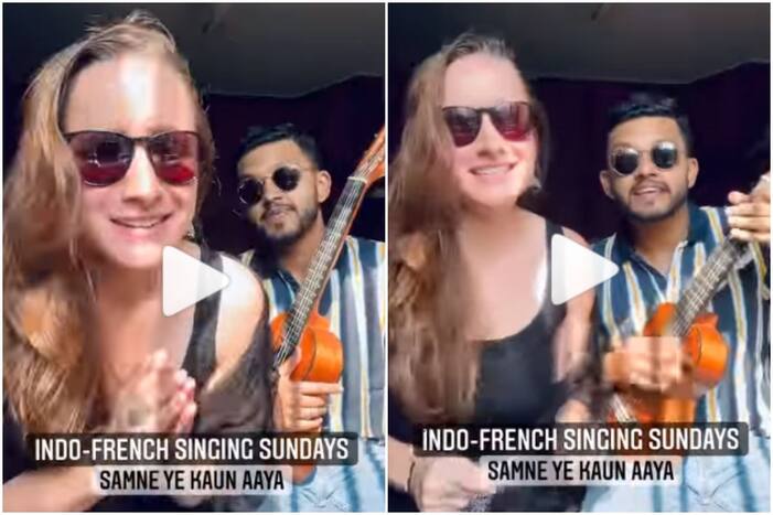 Viral Video: Indo-French Couple Sings Kishore Kumar's Saamne Yeh Kaun Aaya, Delights The Internet | Watch