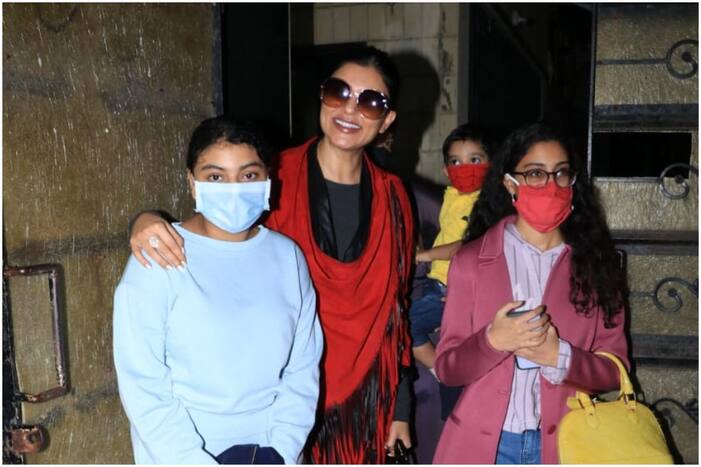 Sushmita Sen Adopts Little Boy After 2 Daughters, Introduces Him to Media – See Pics