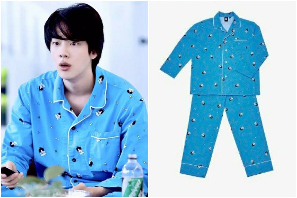 BTS Jin Taken Aback After Group Merchandise Sells Pajamas For USD