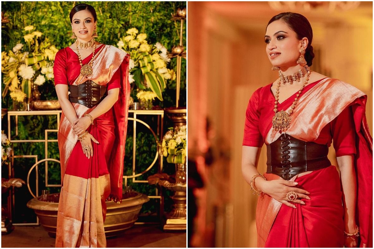 WIDE BELT WITH SAREE
HOW TO STYLE SAREE WITH BELT