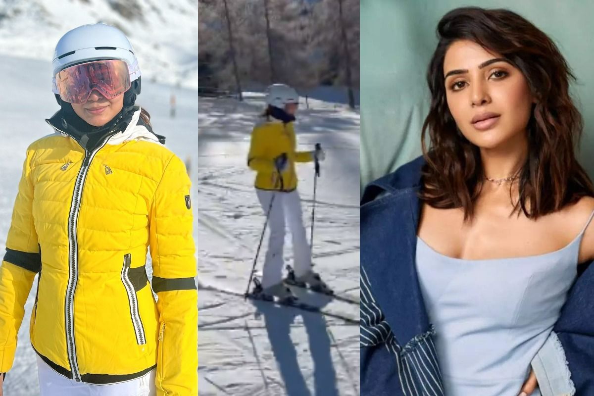 Samantha Ruth Prabhu बर्फ पर भाग रही हैं इतनी तेज़ी से...स्कीइंग का VIDEO देख फैंस हैरान, बोलीं- अपने अहंकार को...