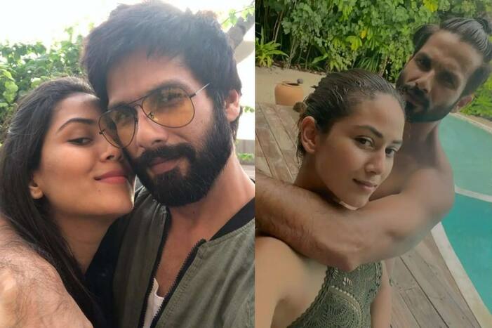 Shahid Kapoor पत्नी Mira Rajput के साथ हुए रोमांटिक, कैमरा ऑन करके किया LIP LOCK...फोटो Viral
