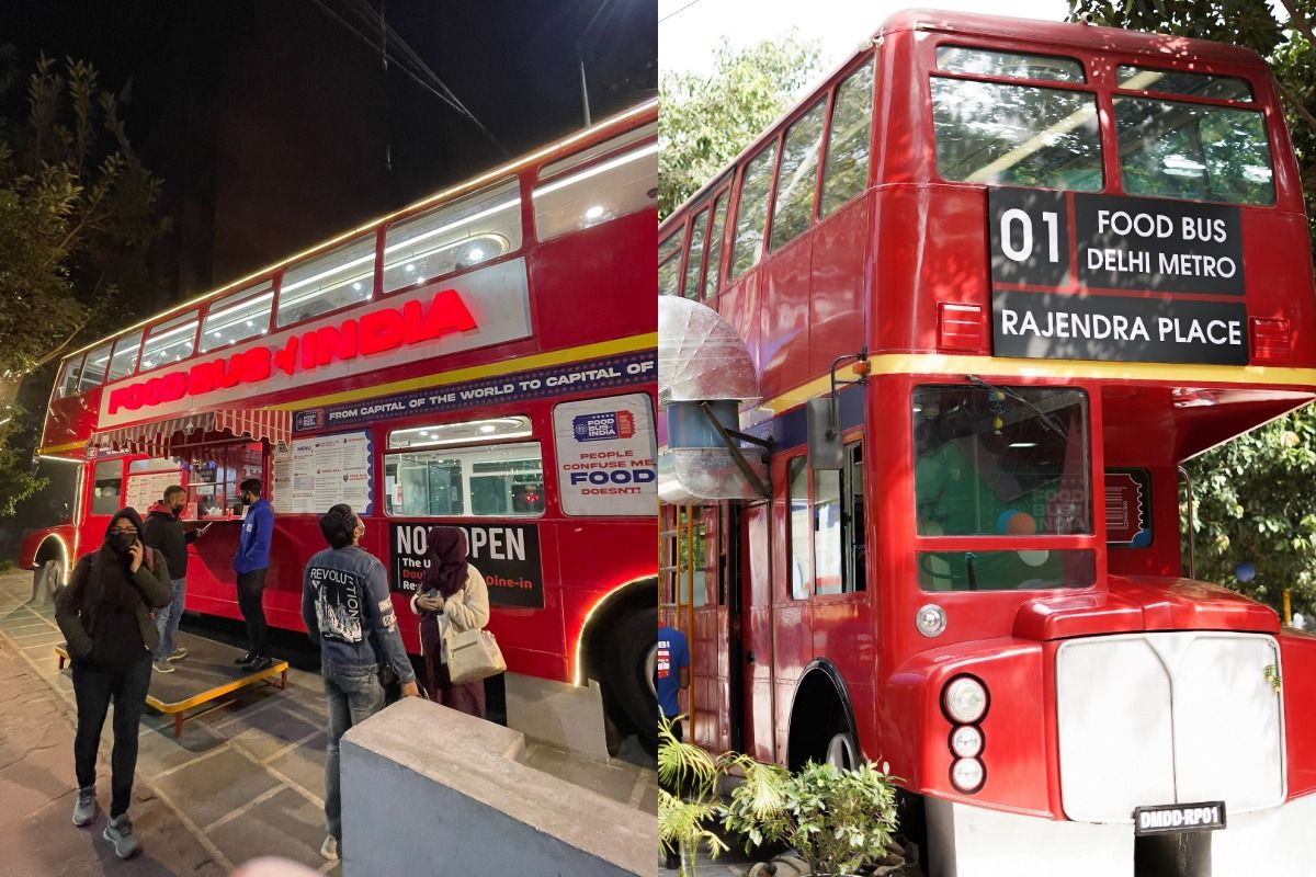 Food Bus India, Rajender Nagar, Delhi Review: London's Heritage in The Heart of Capital (Photo clicked by Kritika Vaid)