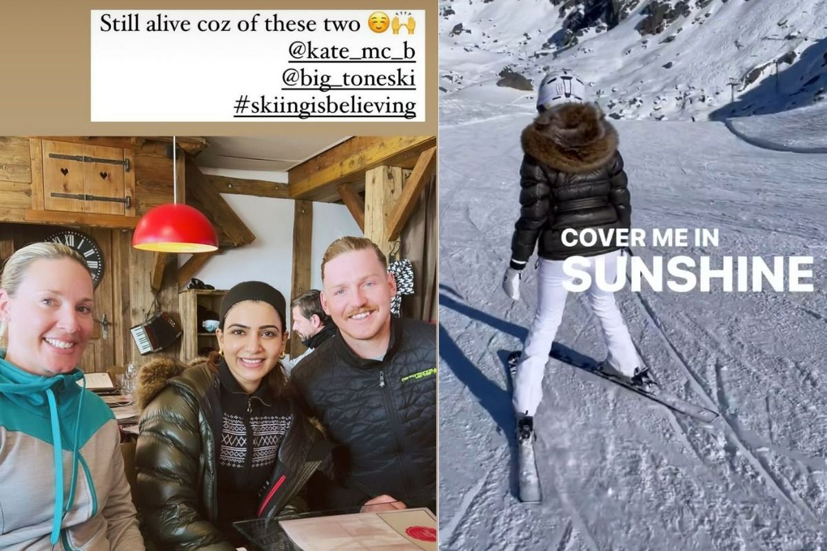 Samantha Ruth Prabhu Vacays In Switzerland, Shares Her Thrilling Skiing Experience