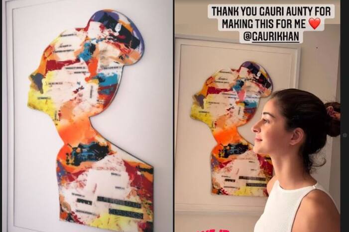 Gauri Khan Gifts Uber Cool Wall Art to Ananya Panday That Looks Like Her Portrait, See Details on it