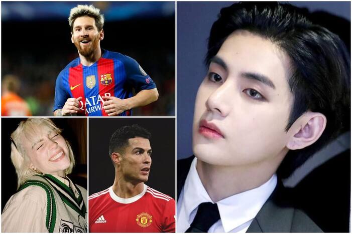 BTS V Aka Kim Taehyung Joins Cristiano Ronaldo, Lionel Messi and Billie Eilish To Achieve THIS Major Feat | Check Here (Picture Credits: Twitter)