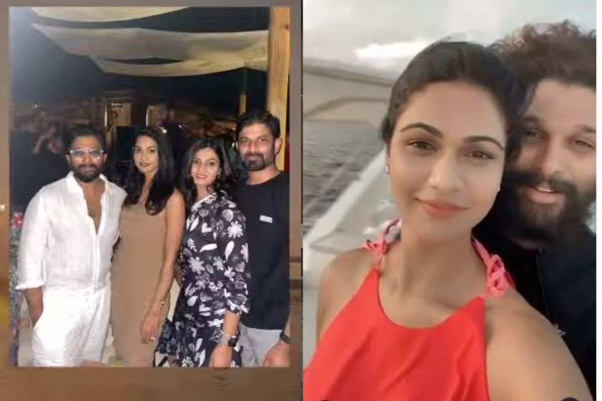 Allu Arjun - Sneha Reddy’s Goa Vacation is All About Late Night Parties, Drives, Chill Scenes And More -Watch