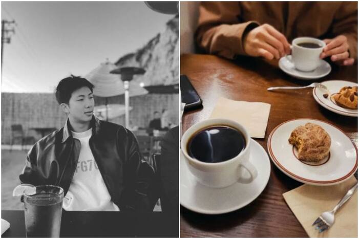 BTS RM Visits a Seoul Cafe and Now ARMY Wants To Click Pictures With Chair He Sat On And Order Coffee He Drank (Picture Credits: @rkive/Instagram)