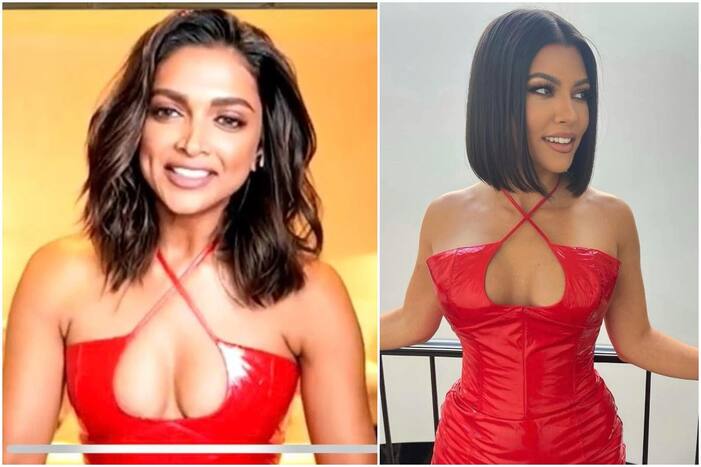 Deepika Padukone or Kourtney Kardashian: Who Pulled Off Red Latex Dress Better?
