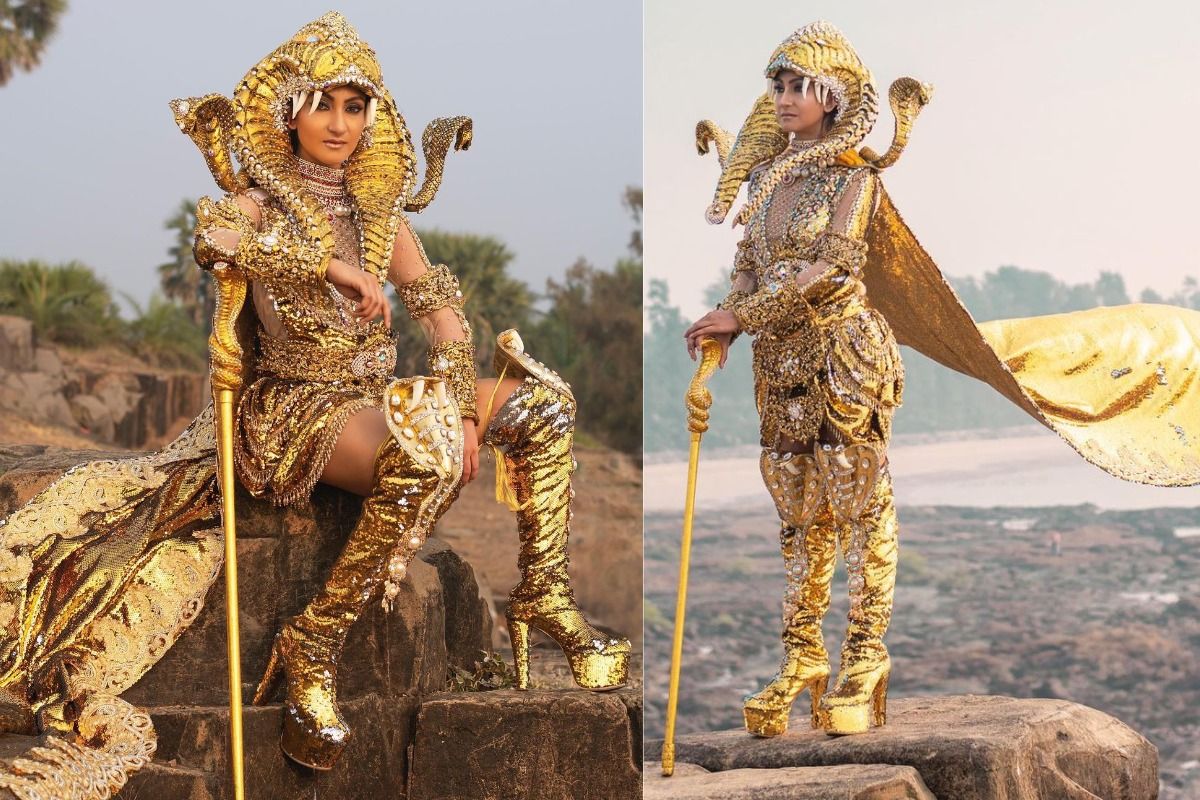 Navdeep Kaur Wins Best National Costume Award