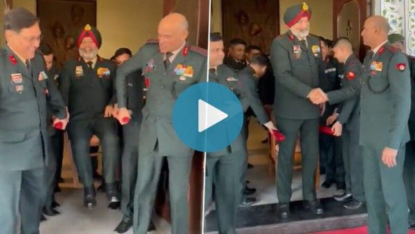 Jolly Good Fellow Indian Army Officers Give Heartwarming Farewell To