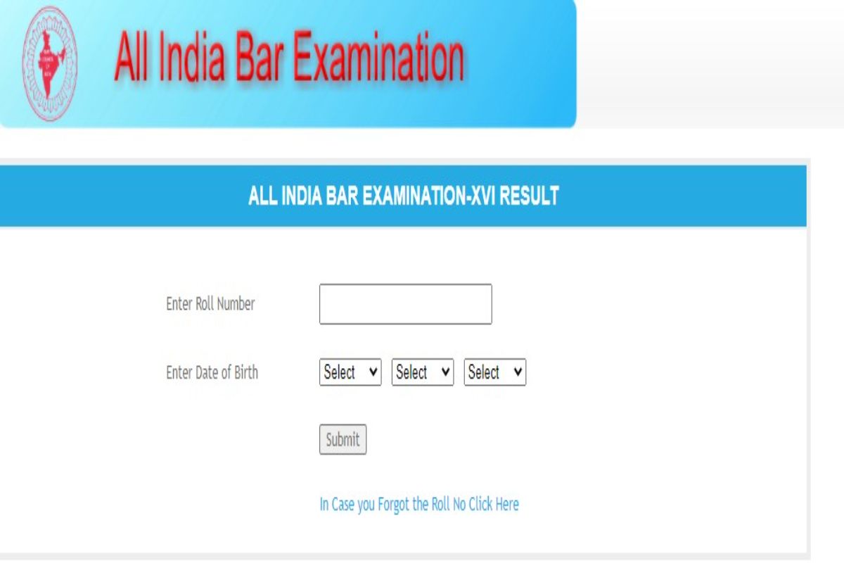 AIBE XVI (16) Result 2021 Out on allindiabarexamination.com; Download Via Direct Link Given Here