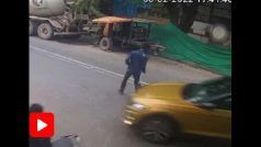 Caught on Camera: Man Dragged on Car’s Bonnet For 200 Metres in Hit-And-Run in Delhi’s Greater Kailash, Driver Held