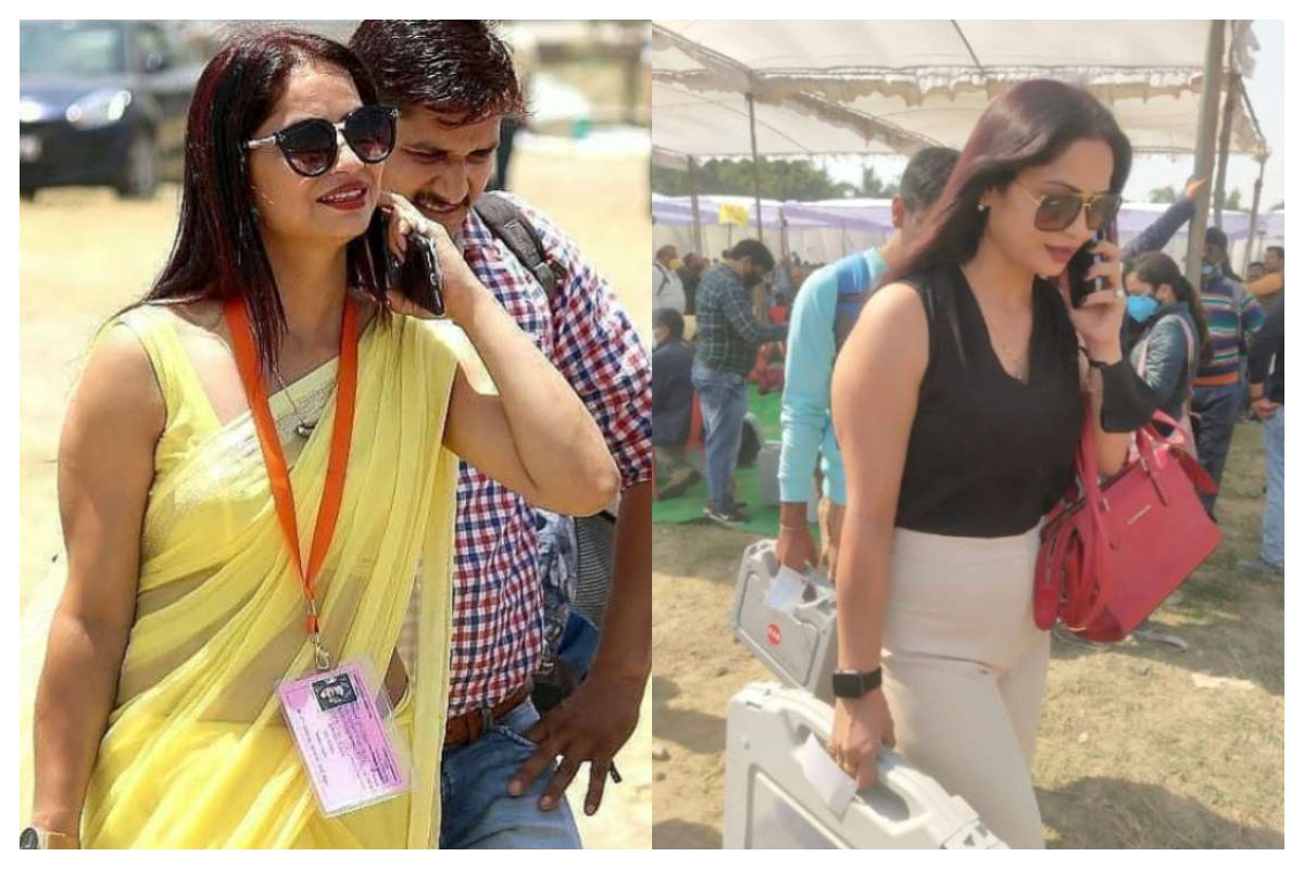 Reena Dwivedi, Polling Officer Who Went Viral In Yellow Saree in 2019, Is Back. New Photos | India.com