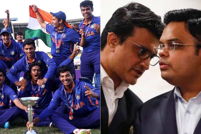 U19 Teamm Sourav Ganguly Jay Shah Twitter
