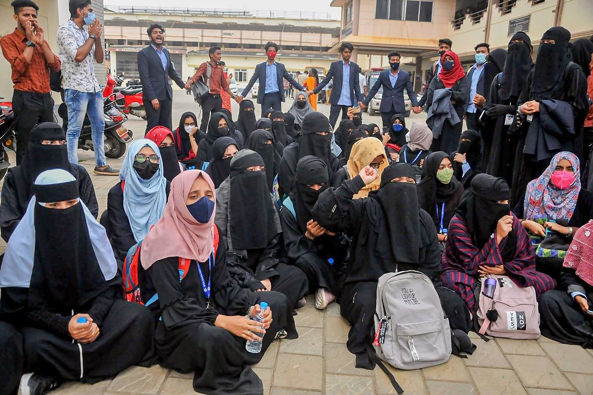 karnataka hijab row, hijab row, hijab protests, karnataka news, karnataka students exam hijab row