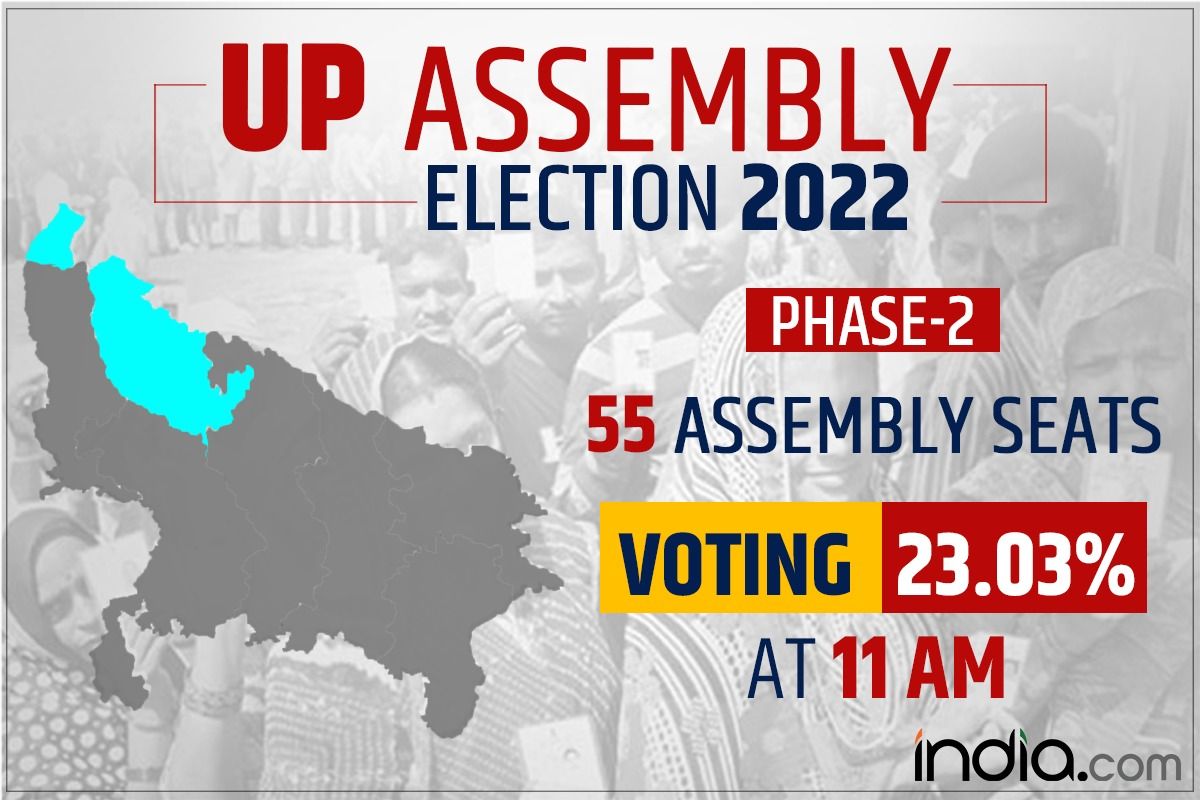 Uttar Pradesh Records 60 44 Voter Turnout In Second Phase Of Assembly