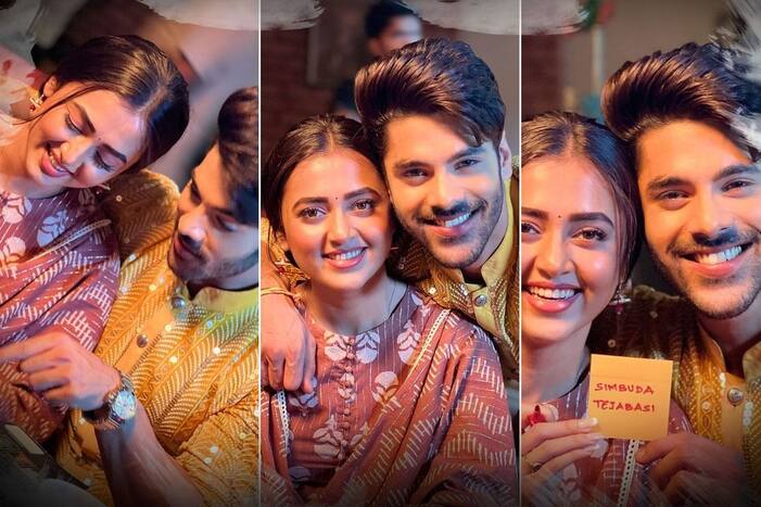 Simba Nagpal And Tejasswi Prakash Share Cute Pictures From Naagin 6 Set ...