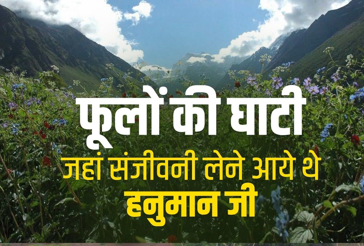 उत्तराखंड के चमोली जिले में है फूलों की घाटी, यहां लक्ष्मण के लिए संजीवनी लेने आये थे हनुमान