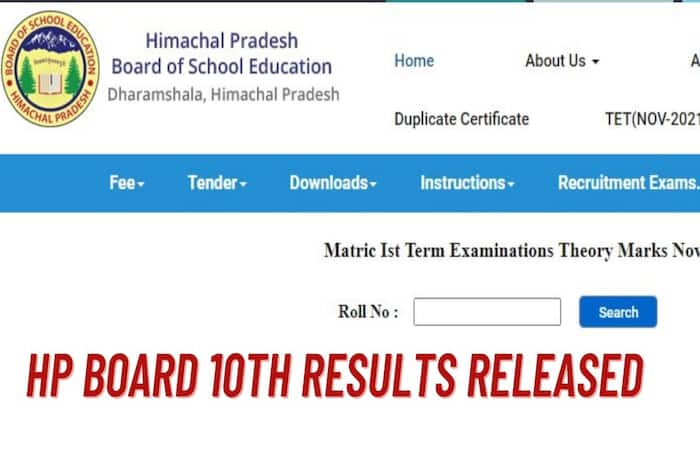 Hpbose Term 1 Results 2022 Hp Board 10th Results Out On Here 1633