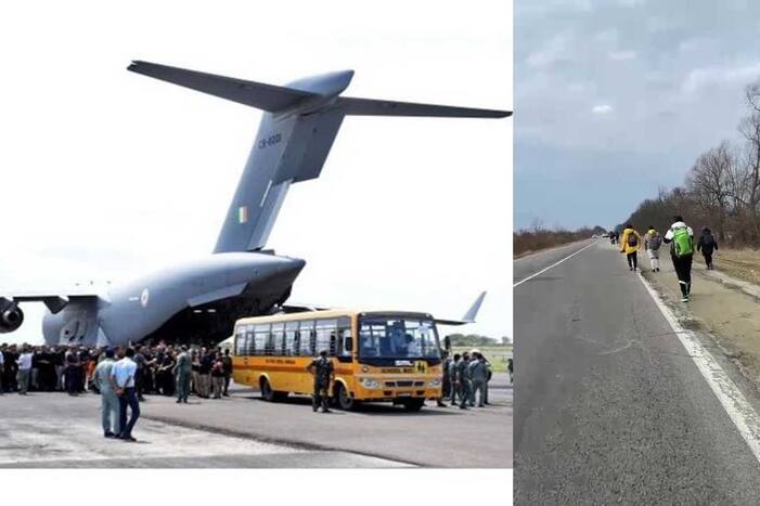 Indian students stranded in Ukraine, Russia-Ukraine Crisis,ukraine war news, ukraine war news, Indians in Ukraine, Romania, india, air india, IAF,