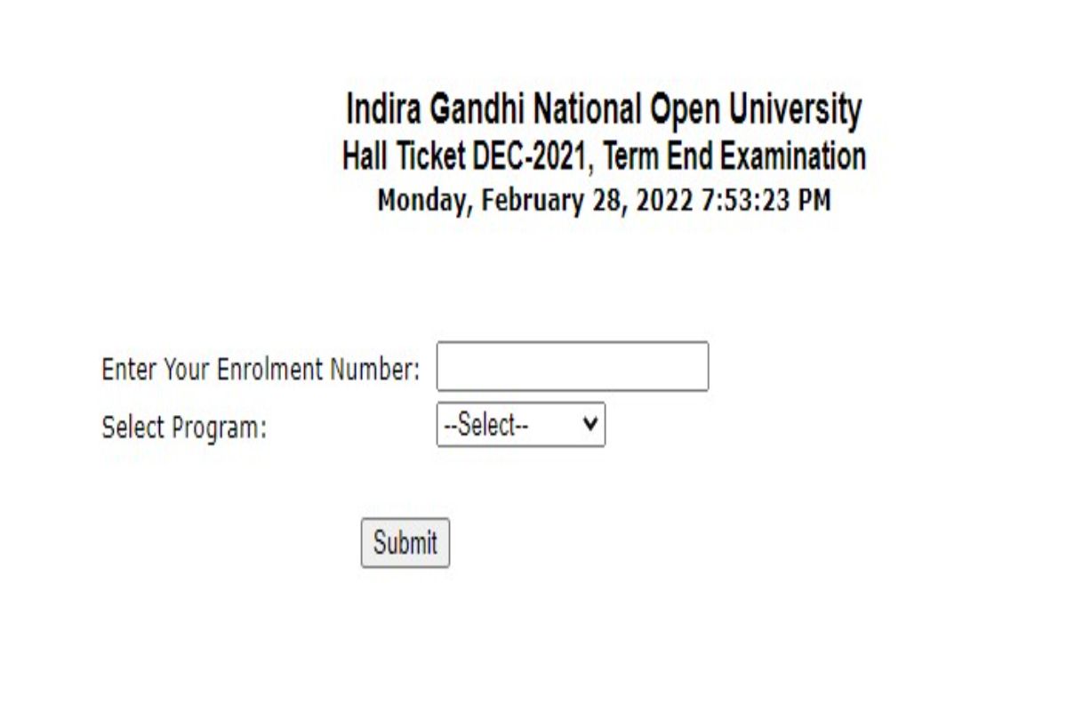 IGNOU December TEE Admit Card 2021 Released; Here's How to Download Hall Ticket, Direct Link