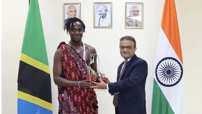'Special Visitor': Internet Sensation Kili Paul Felicitated by High Commission of India in Tanzania