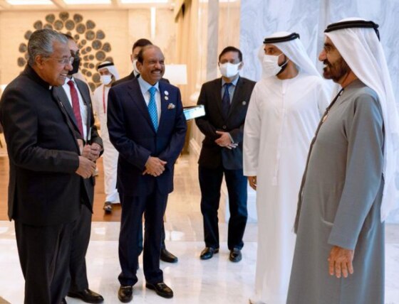 Dubai Ruler Tweets in Malayalam After Meeting Pinarayi Vijayan, Kerala CM Replies in Arabic