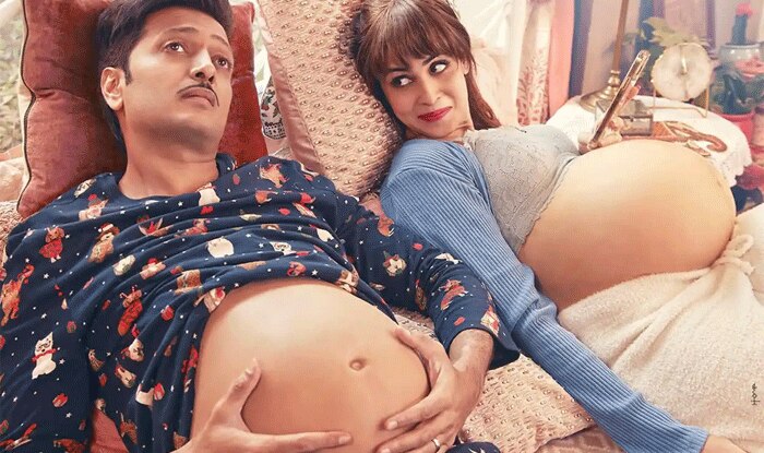 Mister Mummy First Look Out riteish deshmukh genelia are heavily pregnant in comedy film