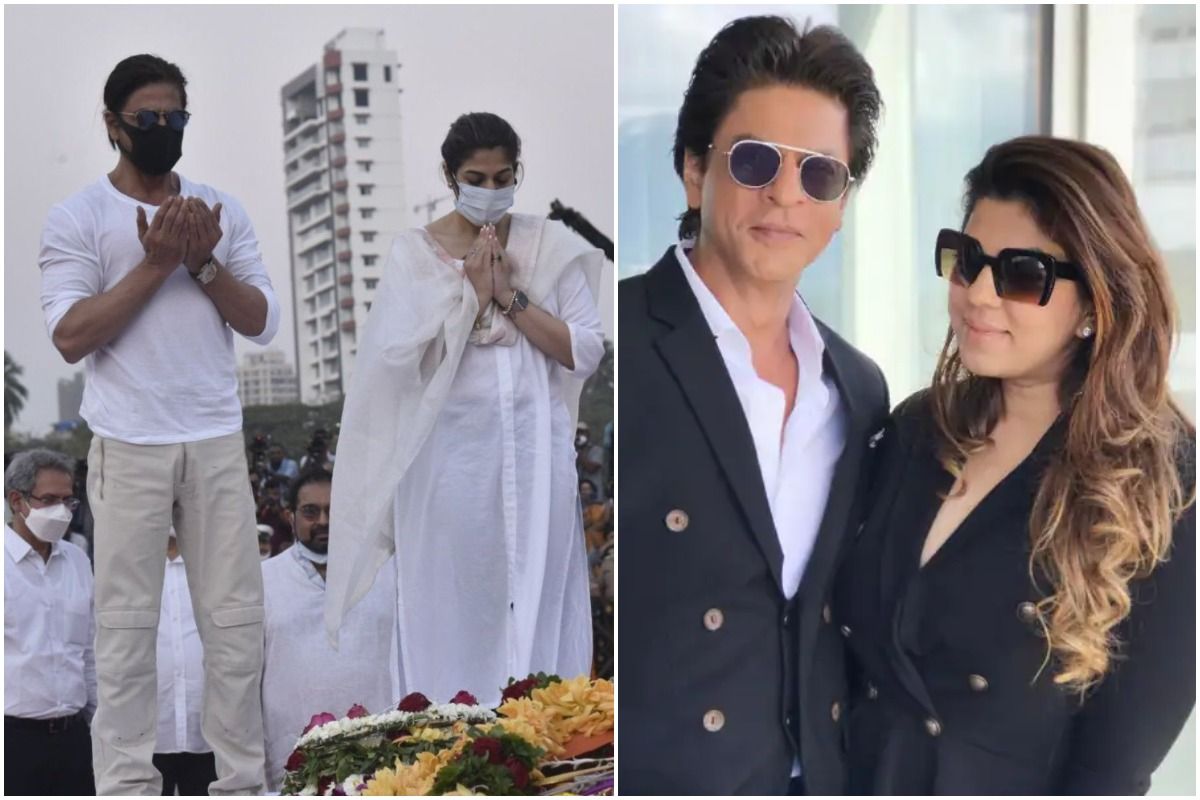FACT CHECK: Did Shah Rukh Khan Attend Lata Mangeshkar's Funeral With Wife Gauri Khan? Know Truth Behind Viral Photo
