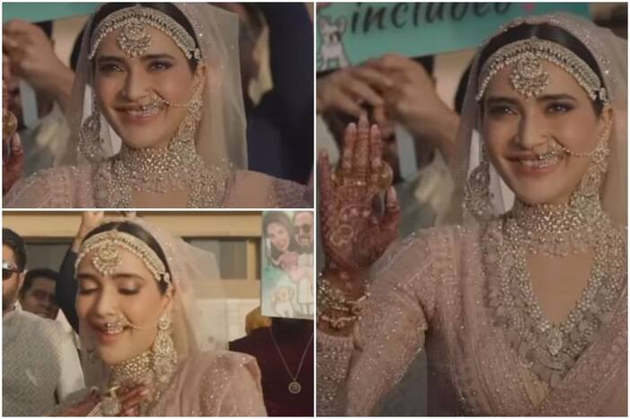 Karishma Tanna's Bridal Entry Dance on 'Sajna Tere Liye Sajna' Goes Viral, Crosses 5.5 Lakh Views -Watch