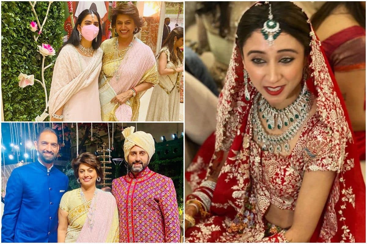 1200px x 800px - Inside Pictures From Jai Anmol Ambani-Khrisha Shah Wedding in Mumbai: Nita  Ambani, Isha Ambani Stun in Pink, Bachchans Also Attend