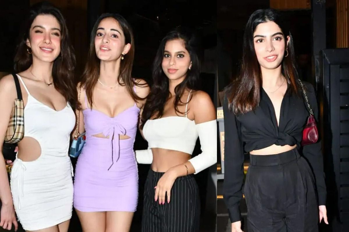 Ananya Panday, Suhana Khan, Shanaya Kapoor Glam Up For Their Saturday Date Night, Khushi Kapoor Joins